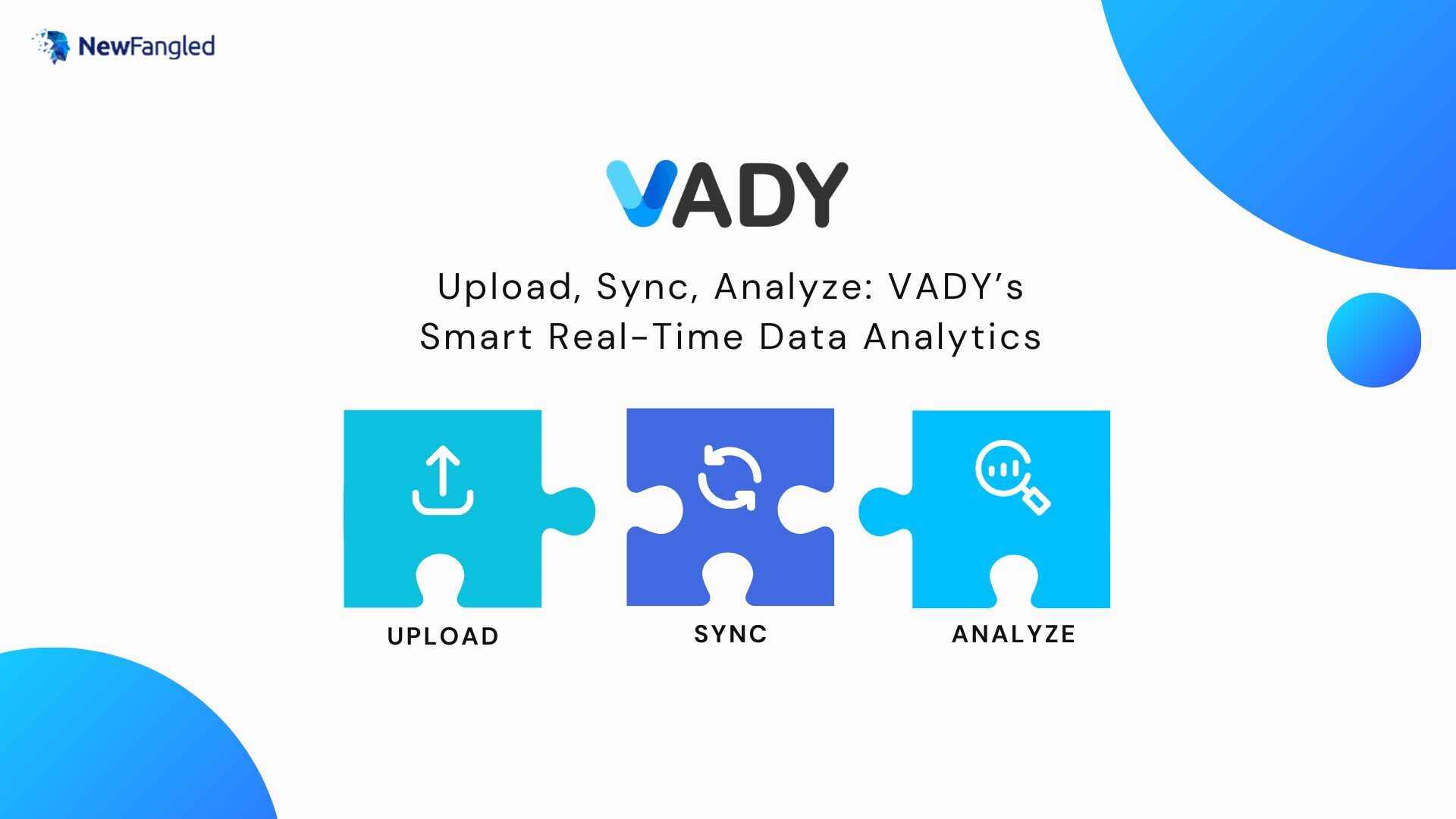 VADY real-time data analytics platform main banner with title